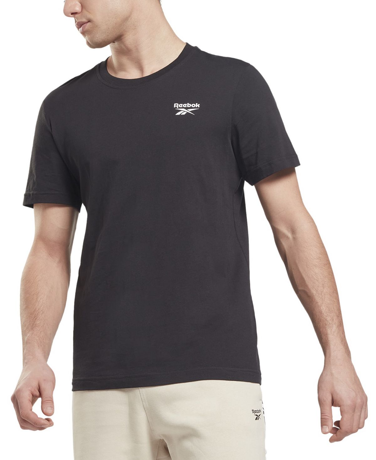 Мужская классическая футболка с логотипом identity Reebok, черный