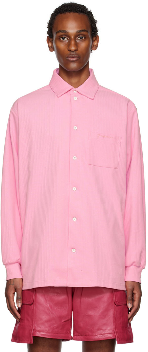 

Розовая рубашка 'La Chemise Machou' Jacquemus