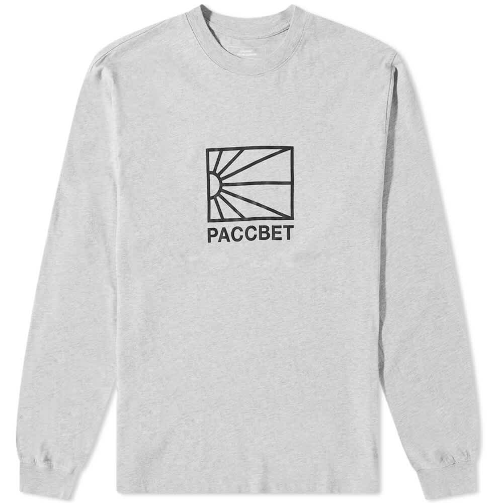 

Футболка PACCBET Long Sleeve Logo Tee, Серый