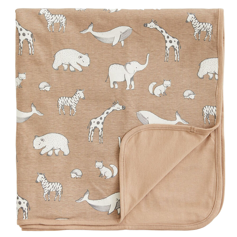 

Детский плед H&M Home Animals Jersey, темно-бежевый