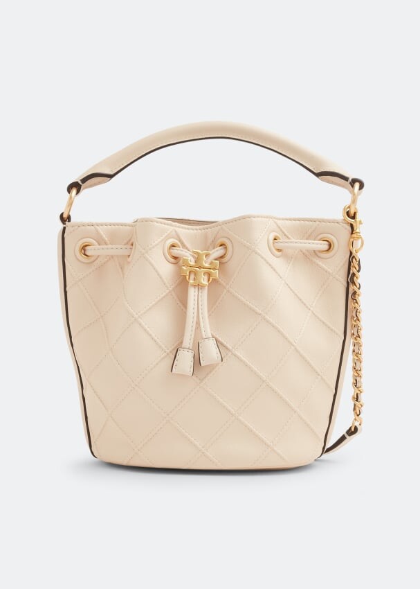 

Сумка кросс-боди TORY BURCH Fleming bucket bag, бежевый