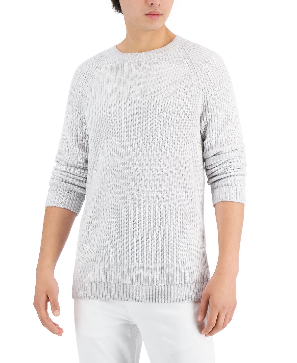 Мужской плетеный свитер с круглым вырезом, созданный для macy's INC International Concepts, мульти