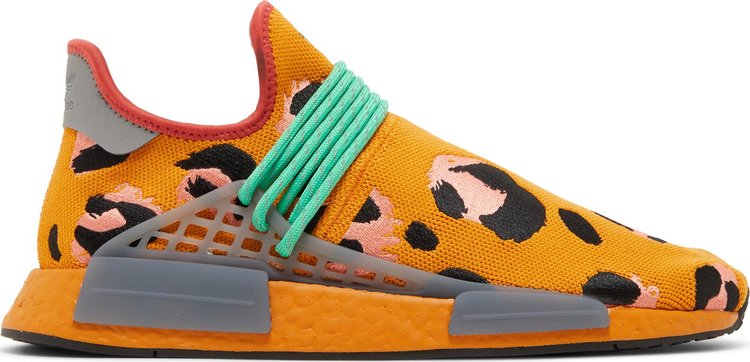 Кроссовки Adidas Pharrell x NMD Human Race 'Animal Print', оранжевый - фото