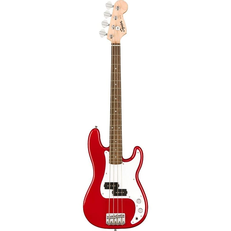 Squier Mini Precision Bass Guitar Красный - фото