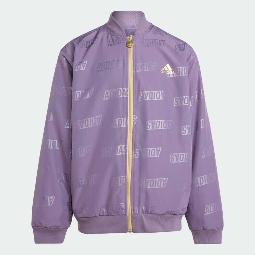 

Детская куртка Adidas Brand: Love Gold Reversible, фиолетовый