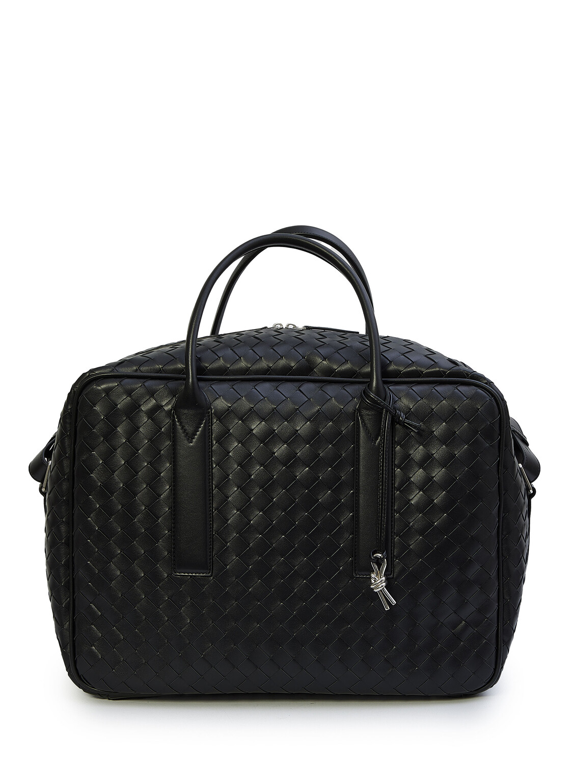 

Сумка Bottega Veneta Leather weekender, черный