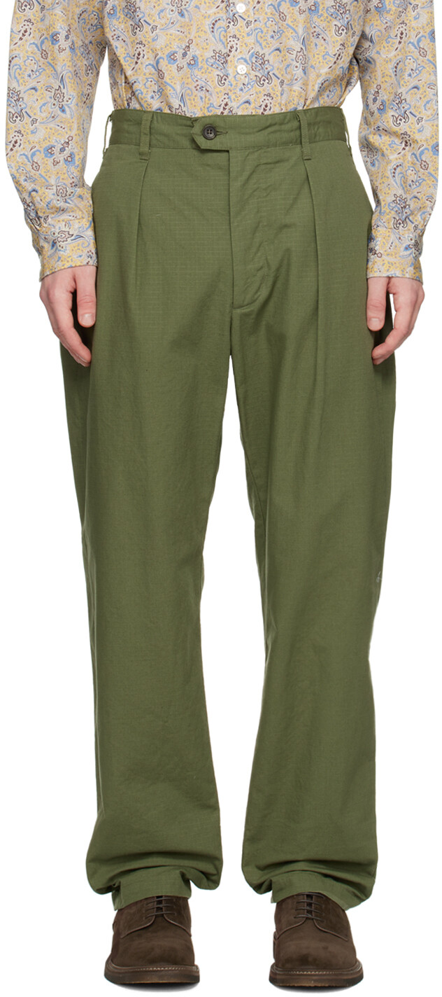 

Брюки цвета хаки Carlyle Engineered Garments