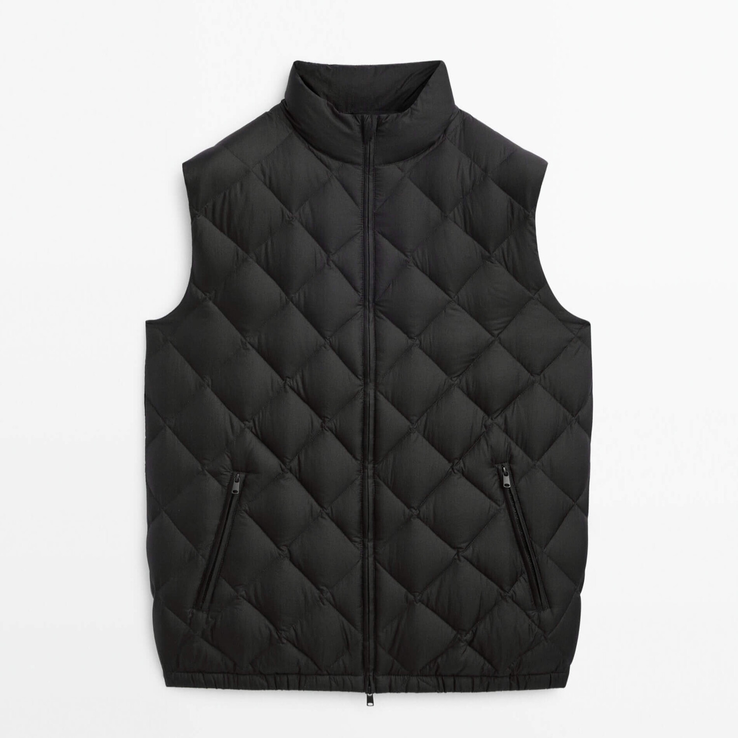 

Жилет Massimo Dutti Extra Lightweight Ripstop, черный