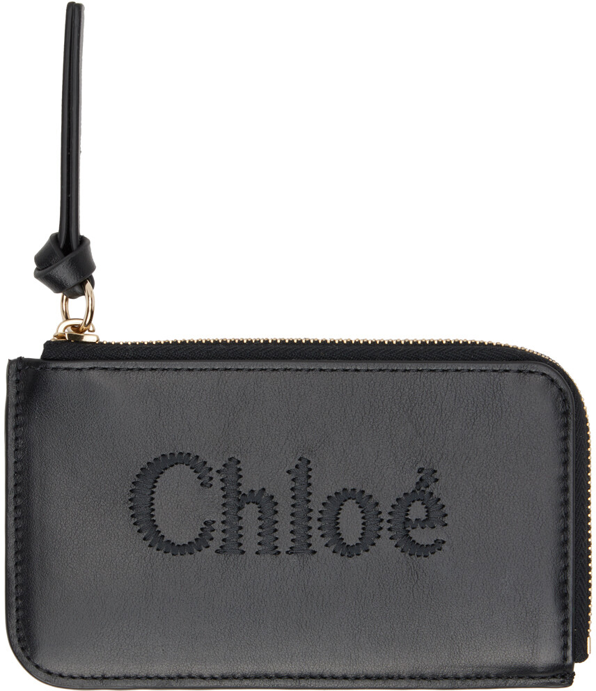 

Маленький черный кошелек-кошелек Sense Chloé