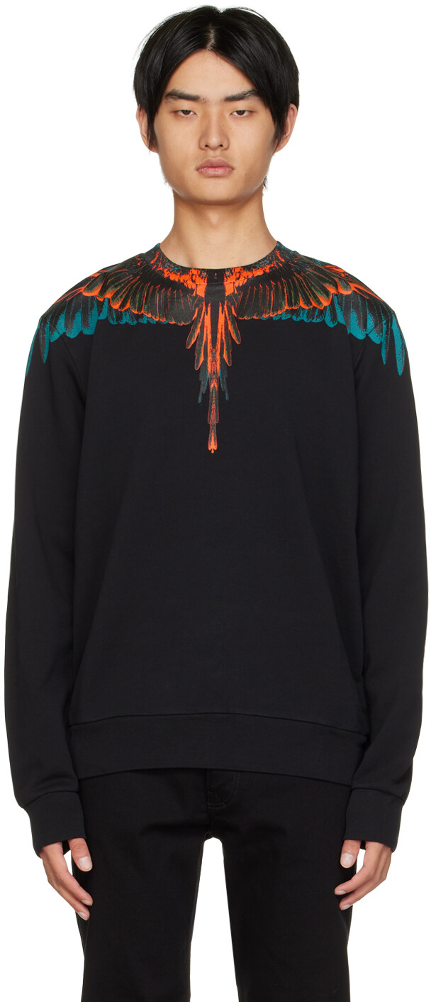 

Черная толстовка с крыльями Marcelo Burlon County of Milan, Черный