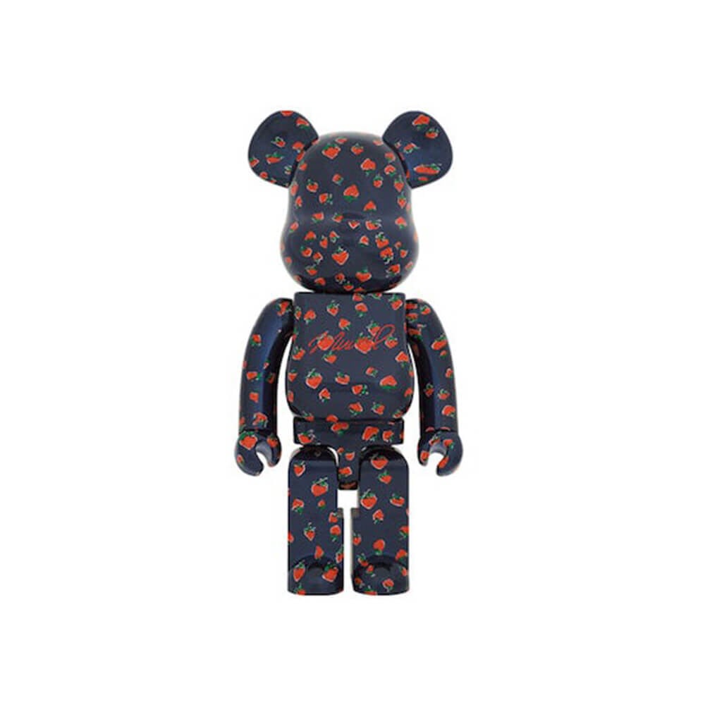 

Фигурка Bearbrick x MUVEIL Strawberry Pattern 1000%, темно-синий