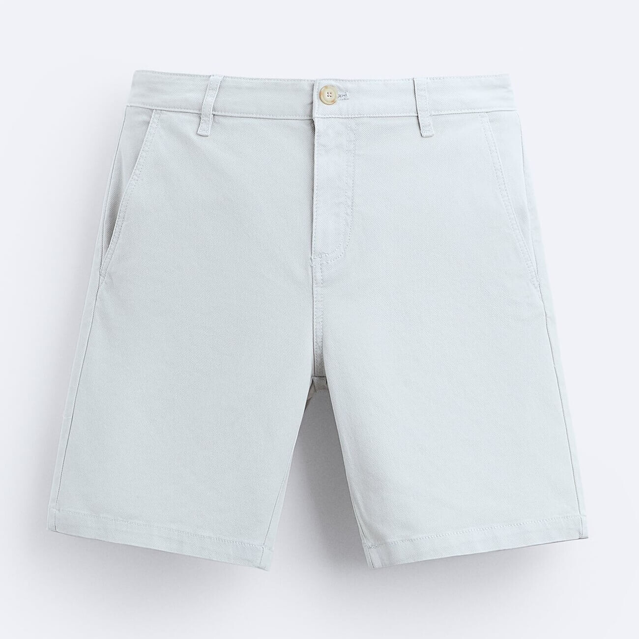 

Шорты Zara Textured Chino Bermuda, сине-зеленый