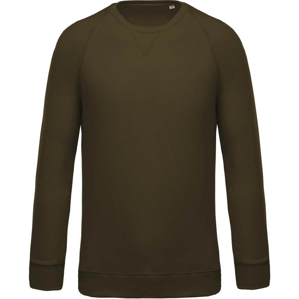 

Толстовка Kariban Round Neck Bio, зеленый