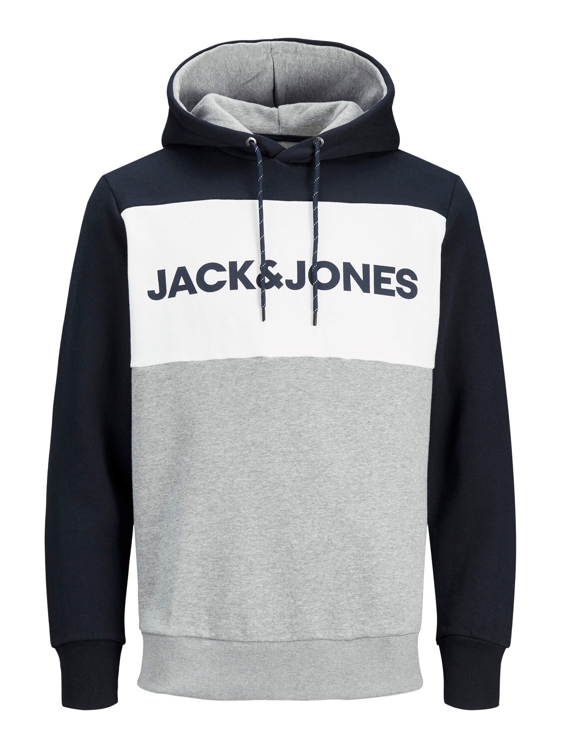 

Толстовка Jack & Jones 'Logo Blocking', цвет Navy Blazer REG