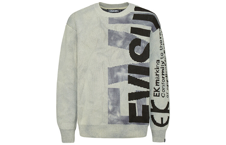 

Трикотаж мужской серебристо-серый Evisu, серый