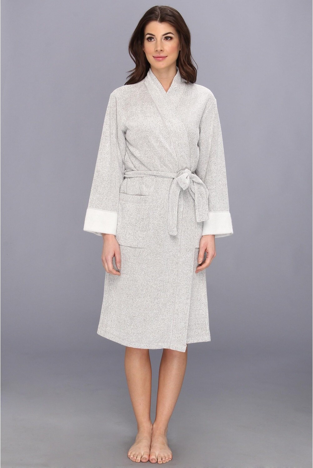 

Халат N Natori Brushed Terry Nirvana Robe N by Natori, цвет Heather Grey