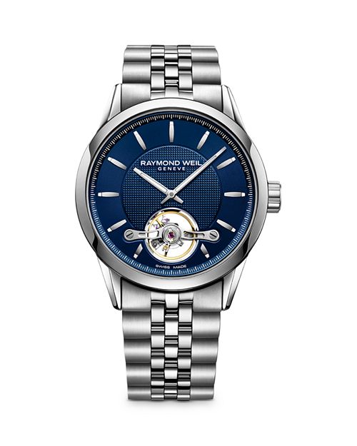 Часы Фрилансер, 42 мм Raymond Weil, цвет Blue цена и фото