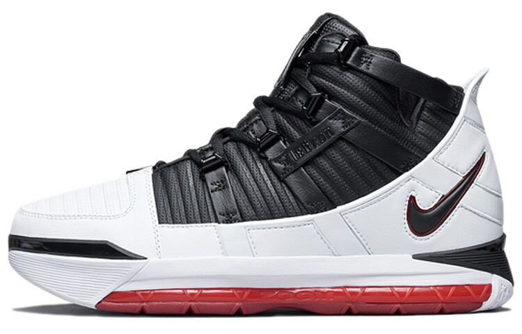 

Nike LeBron 3 Home (2019) Белый/Черный/Красный