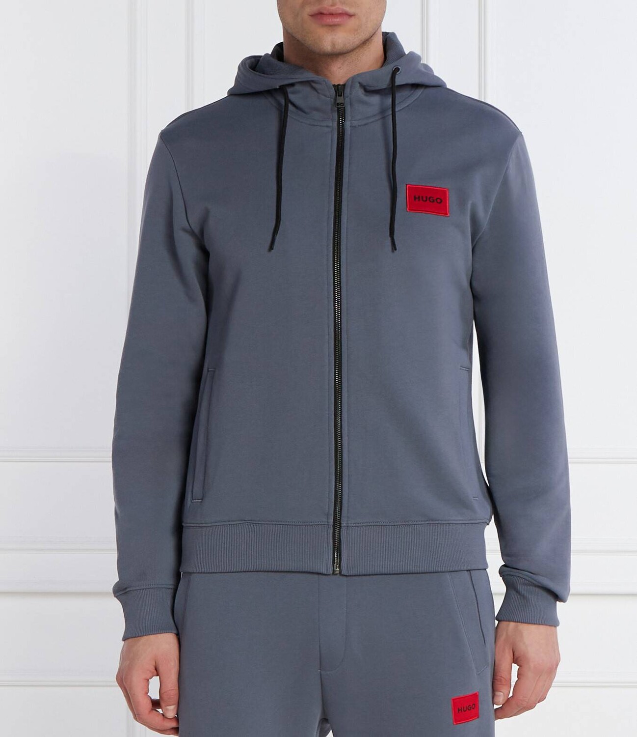 

Толстовка HUGO Daple212 Regular Fit, серый