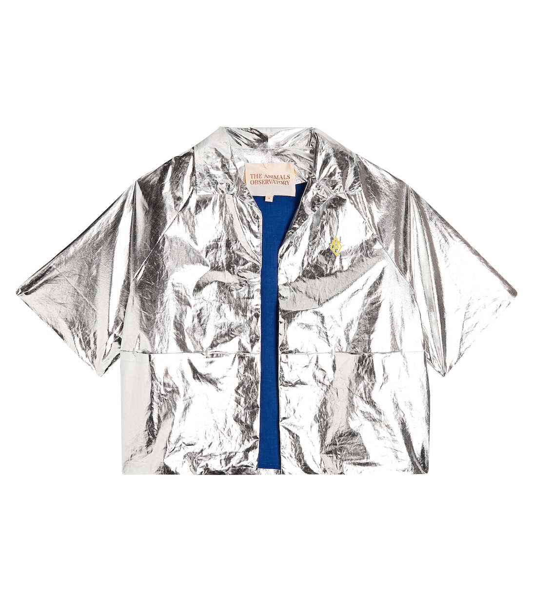 цена Куртка из хлопка с эффектом металлик The Animals Observatory, металлик