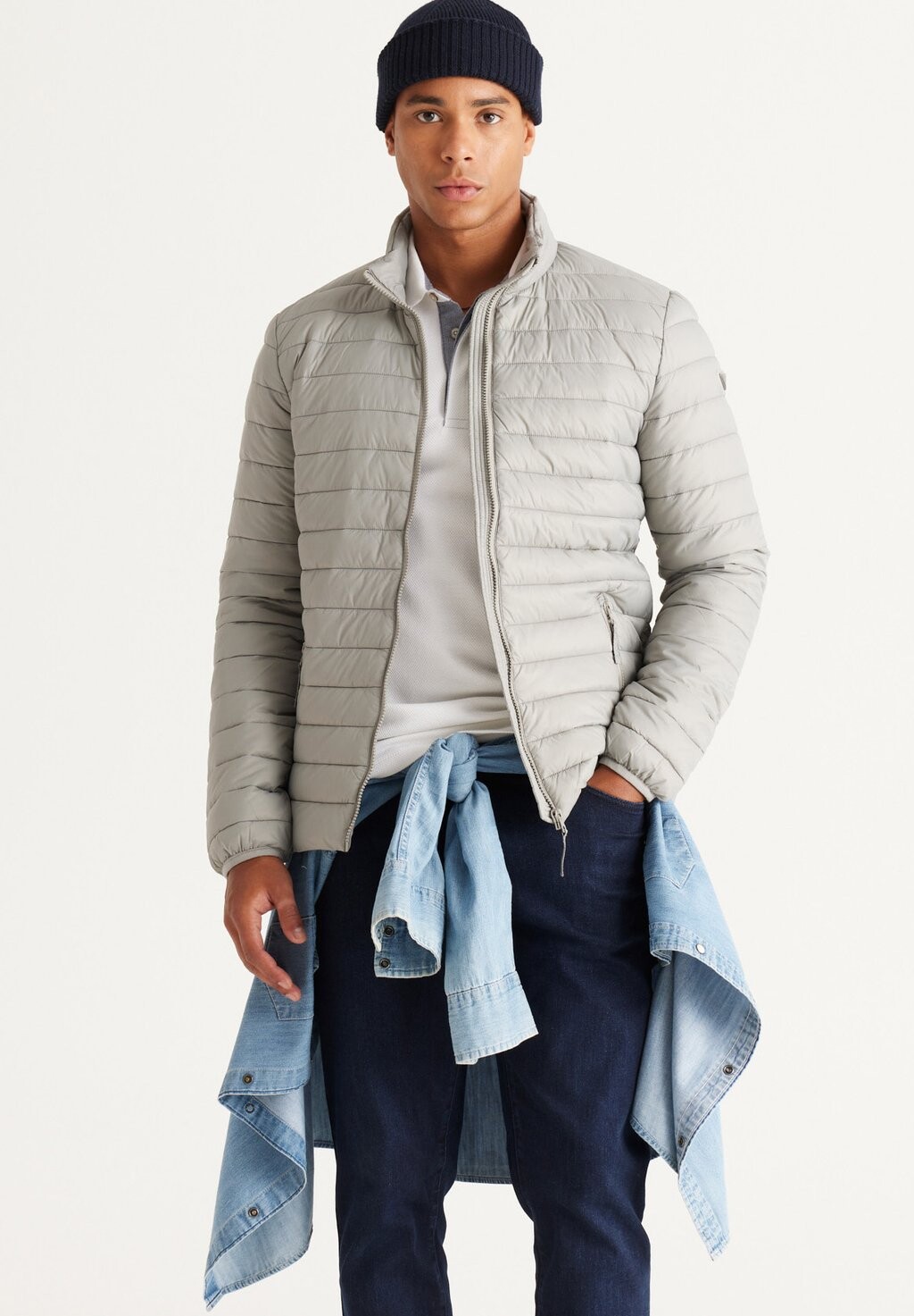

Демисезонная куртка STANDARD FIT AC&CO / ALTINYILDIZ CLASSICS, цвет grey
