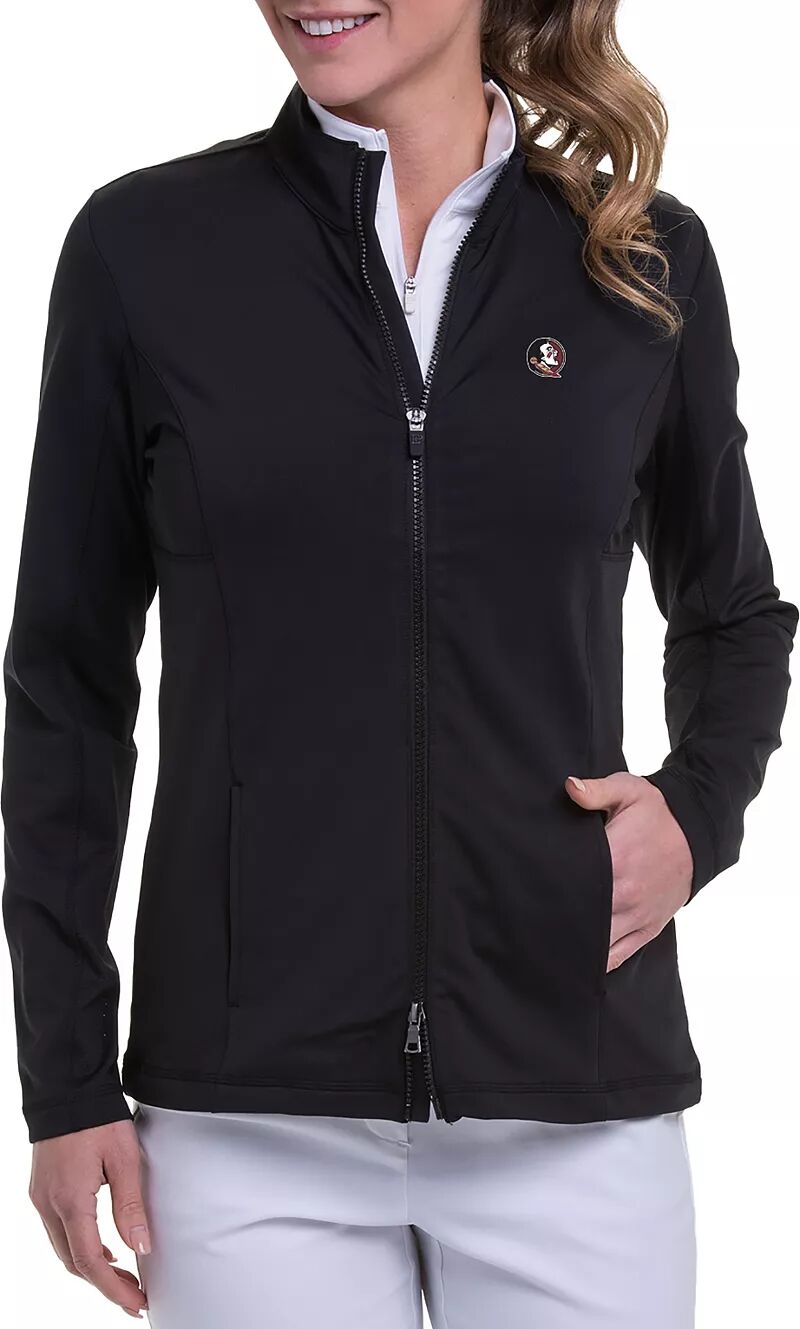 Женская куртка для гольфа из матового джерси Ep New York с длинными рукавами, черный
