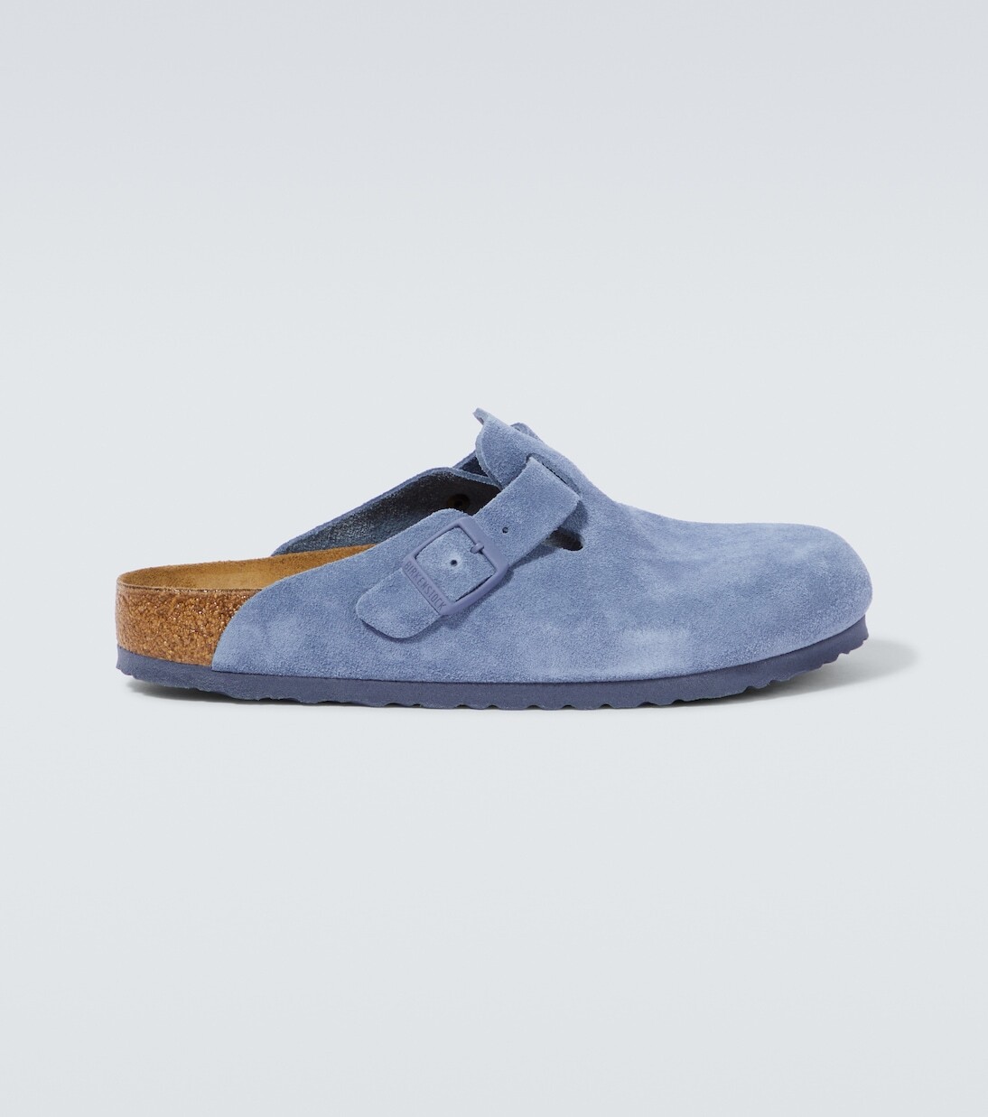 

Бостонские замшевые сабо Birkenstock, синий