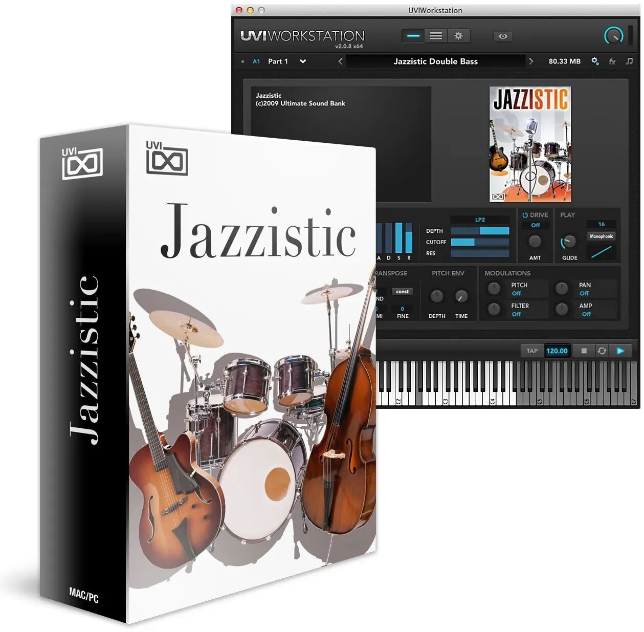 

Программный инструмент UVI Jazzistic Jazz Production