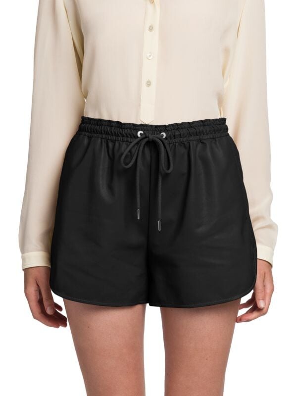 

Шорты с Кулиской Stella McCartney из вискозы, черный