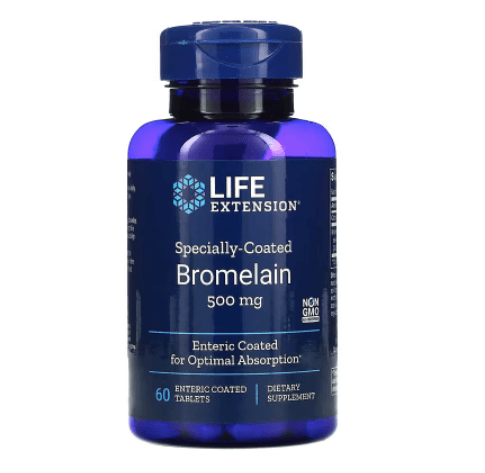 Бромелаин 500 мг 60 таблеток Life Extension kal бромелаин 500 мг 90 таблеток