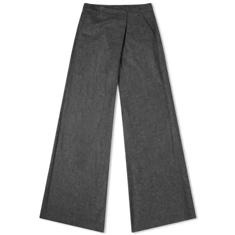 

Брюки Max Mara Wrap Front, темно-серый