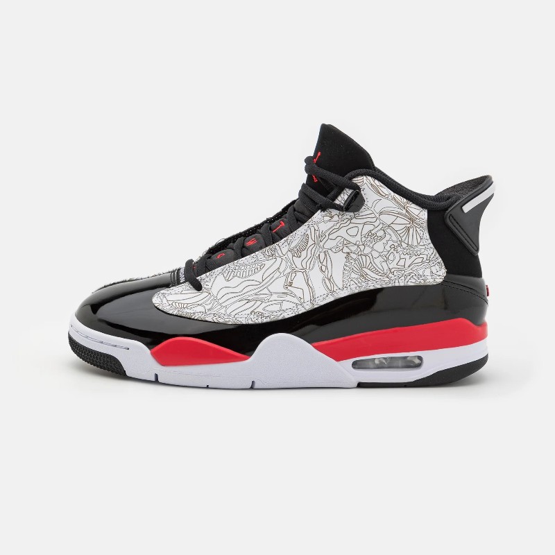 цена Кеды Nike Air Jordan Dub, черный/красный/белый