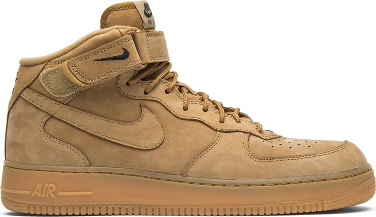 Nike Air Force 1 Mid 07 PRM QS Flax CDEK.Shopping