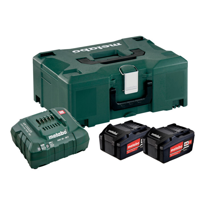 

Базовый комплект Metabo 2 x 4,0 Ач + Metaloc