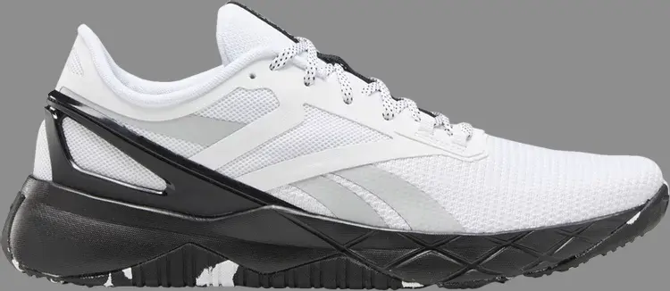 

Кроссовки nanoflex tr 'white black' Reebok, белый