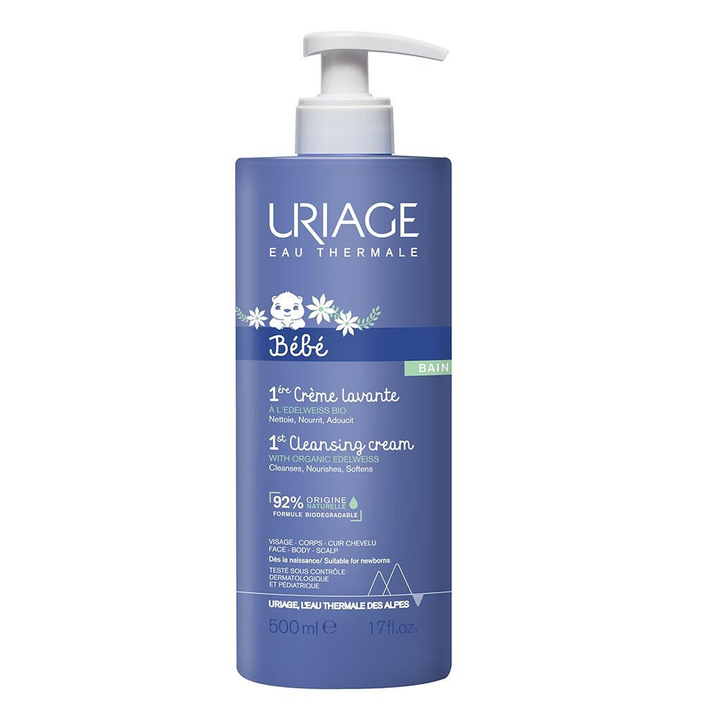 

URIAGE Детский пенящийся крем для ванн Bebe 1st Cleansing Cream 500мл