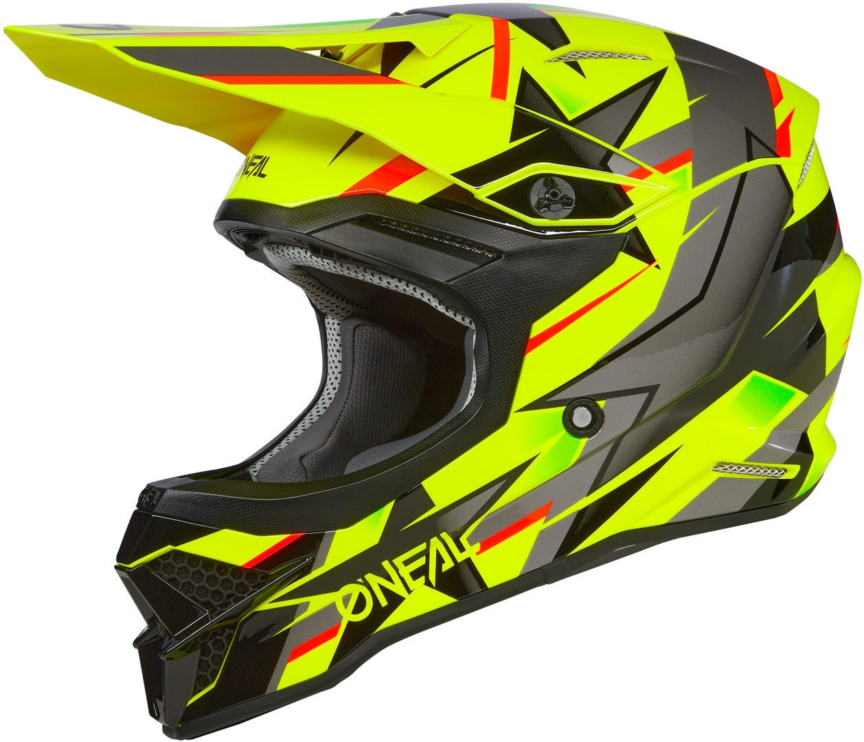 Шлем Oneal 3Series Ride для мотокросса, желтый/черный