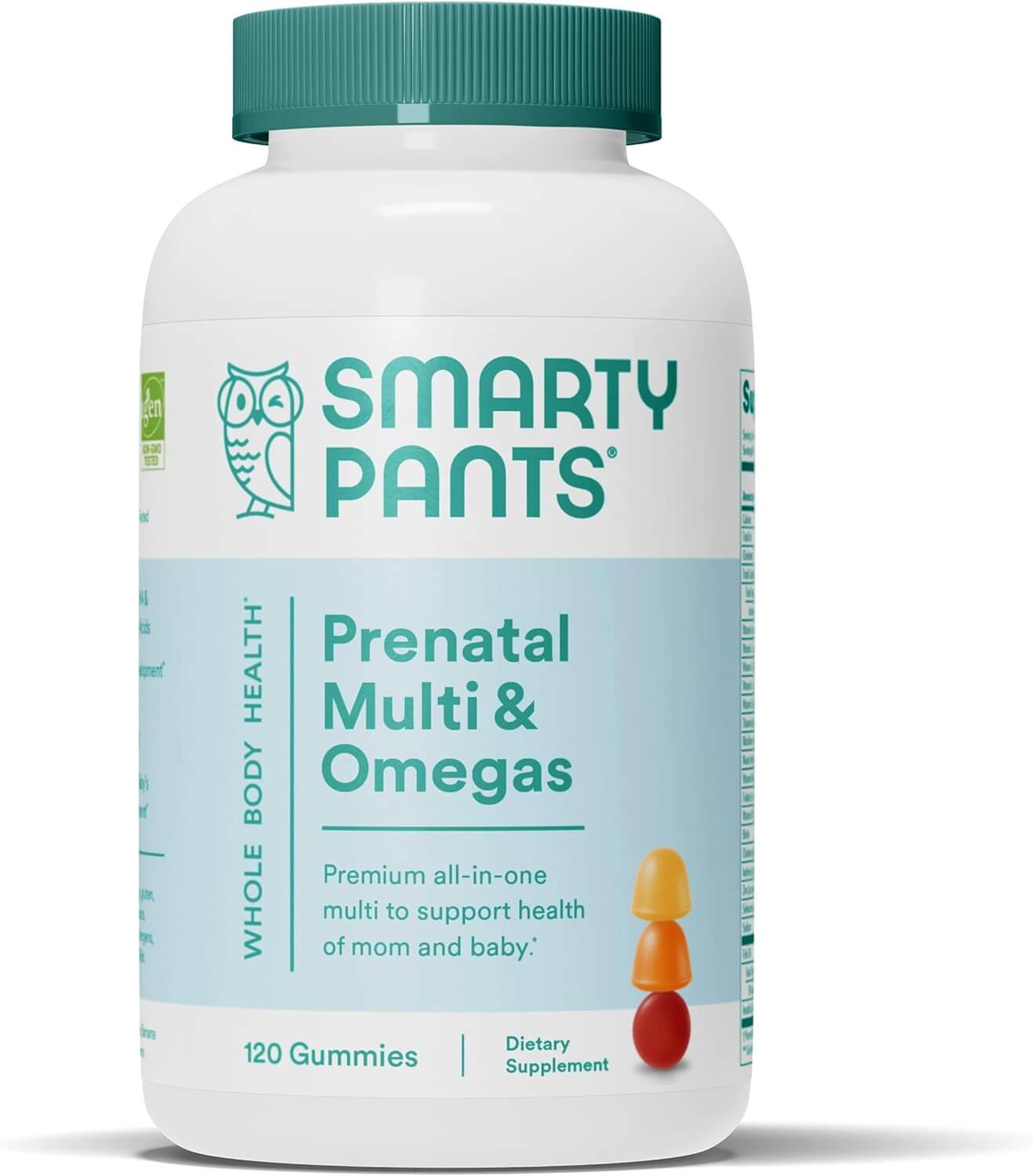 Комплекс для женщин SmartyPants Prenatal Multivitamin & Omegas, 120 жевательных таблеток smartypants organics complete комплекс для женщин малина лимон лайм и виноград 120 вегетарианских жевательных конфет