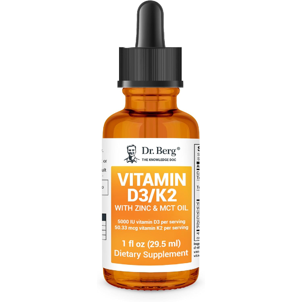 Витамин D3+K2 и Zinc Dr. Berg, 29, 5мл
