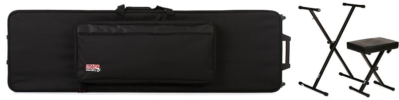 

Полужесткий чехол для клавиатуры Gator GK-88-SLIM в комплекте с подставкой для клавиатуры On Stage KPK6500 и настольным комплектом Gator + On-Stage GK-88 SLIM=1 KPK6500=1