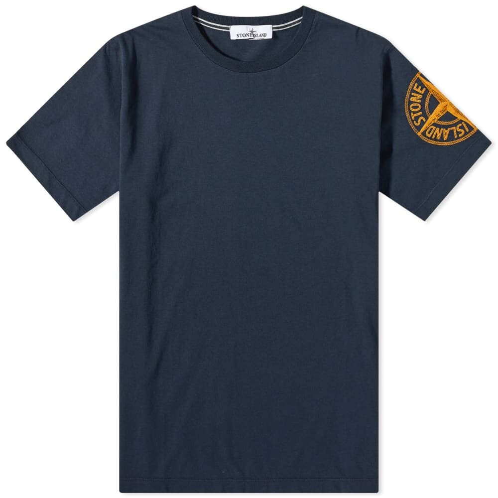 

Футболка Stone Island Stitches Logo One Sleeve Tee