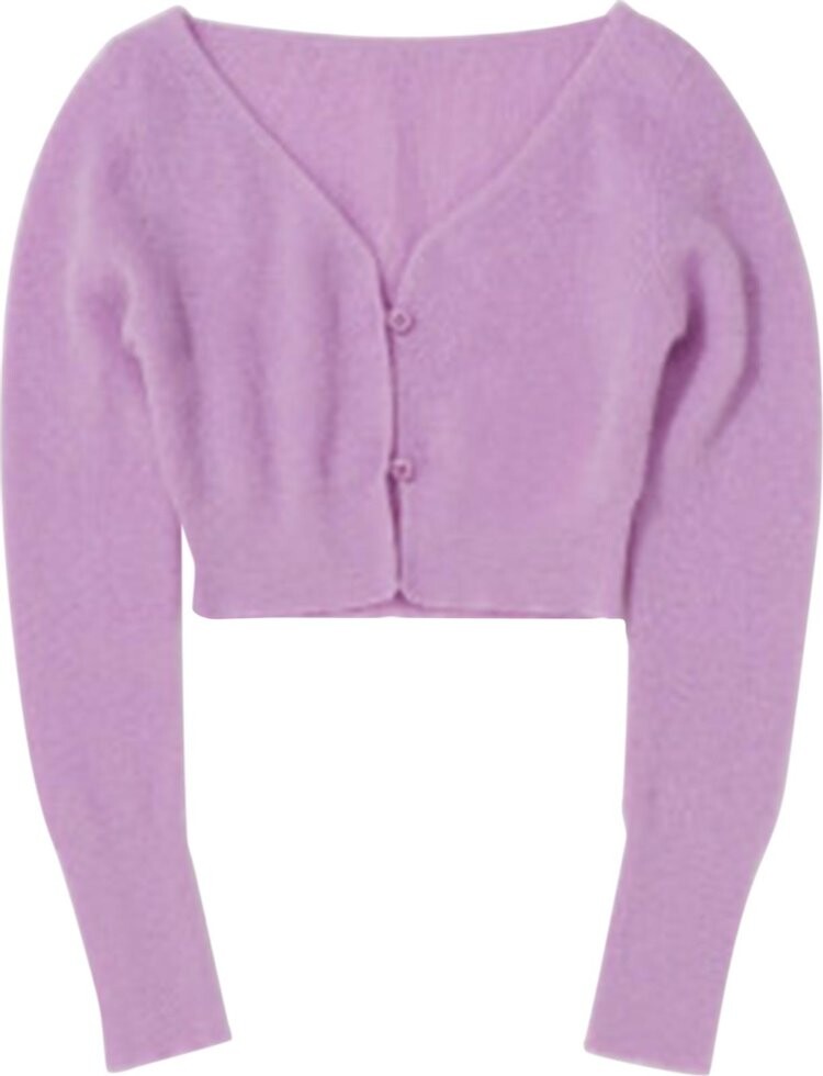 

Кардиган Jacquemus Le Cardigan Alzou Dark Purple, фиолетовый