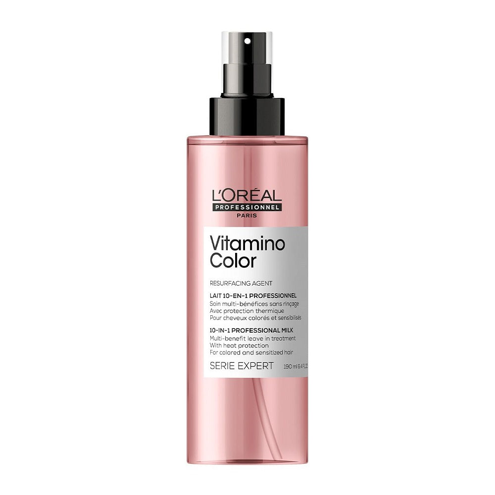 L'Oreal Professionnel Serie Expert Vitamino Color 10в1 многофункциональный спрей для окрашенных волос 190мл vitamino color термозащитный спрей для окрашенных волос 190м