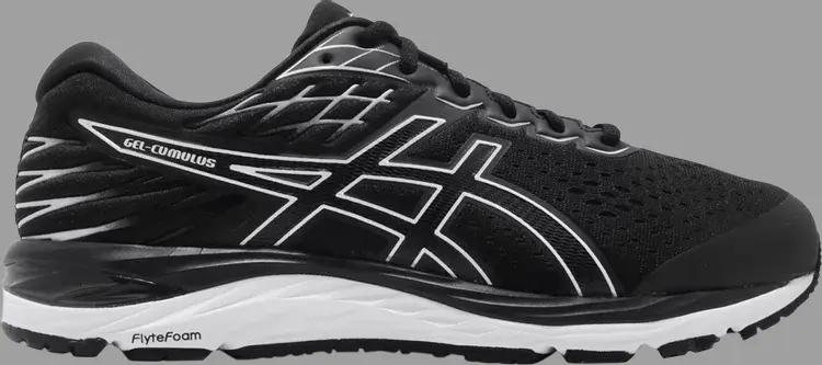 

Кроссовки gel cumulus 21 2e wide 'black white' Asics, черный