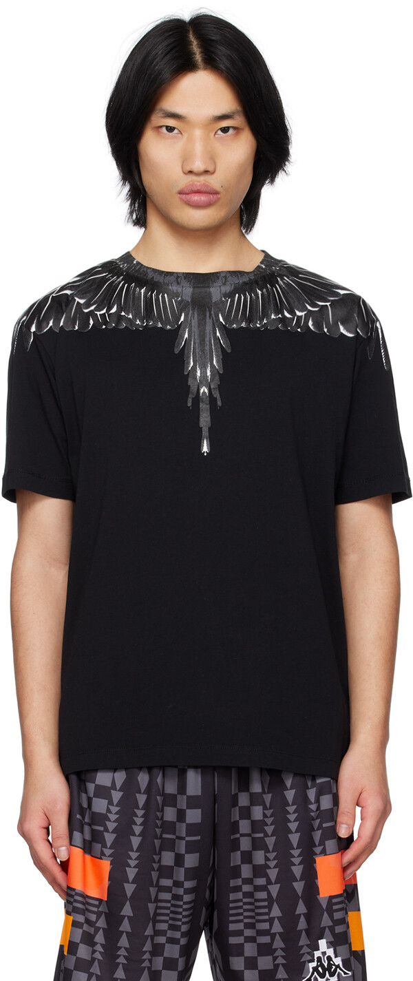 

Черная футболка Icon Wings Marcelo Burlon County of Milan, Черный