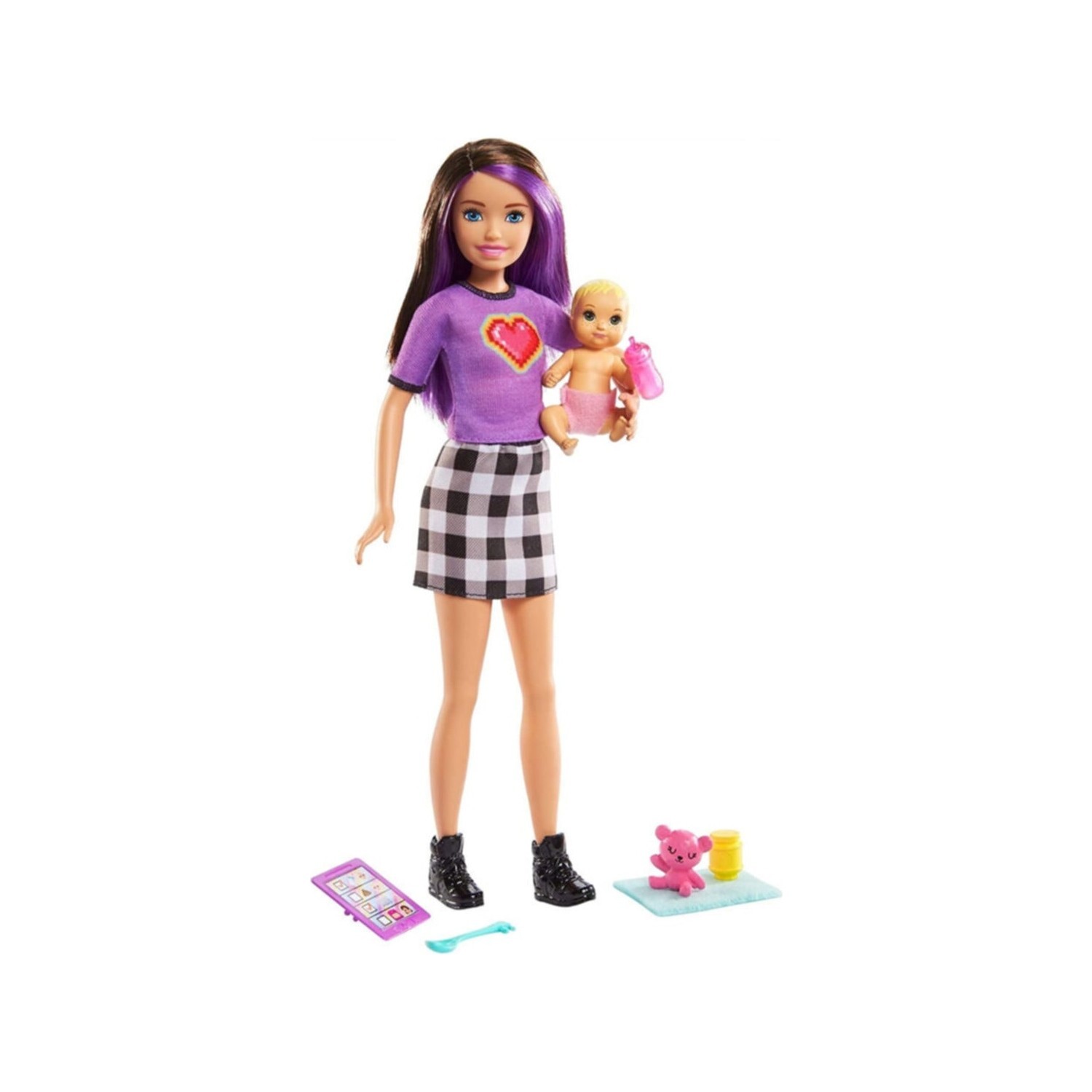 Игровой набор Barbie Skipper Babysitters игровые наборы li l woodzeez набор траттория с мебелью и аксессуарами