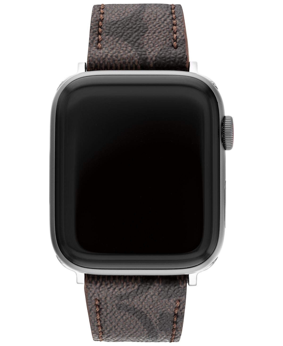 

Ремешок apple watch из канвы красного дерева, 42/44/45 мм COACH, черный
