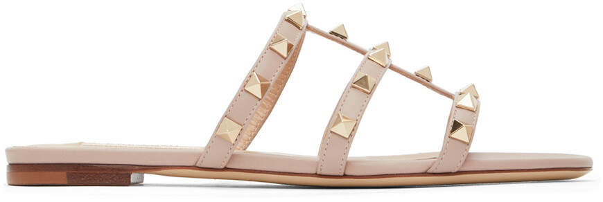 

Розовые сандалии Rockstud Cage от Valentino Garavani