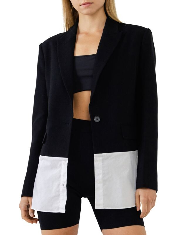 

Куртка с вырезом Grey Lab Black