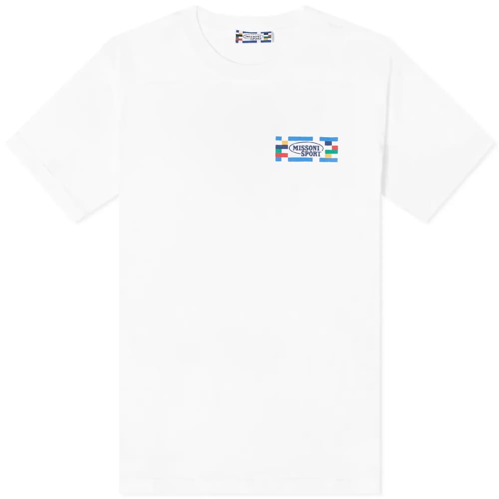 

Футболка Missoni Sport Small Logo Tee, Белый
